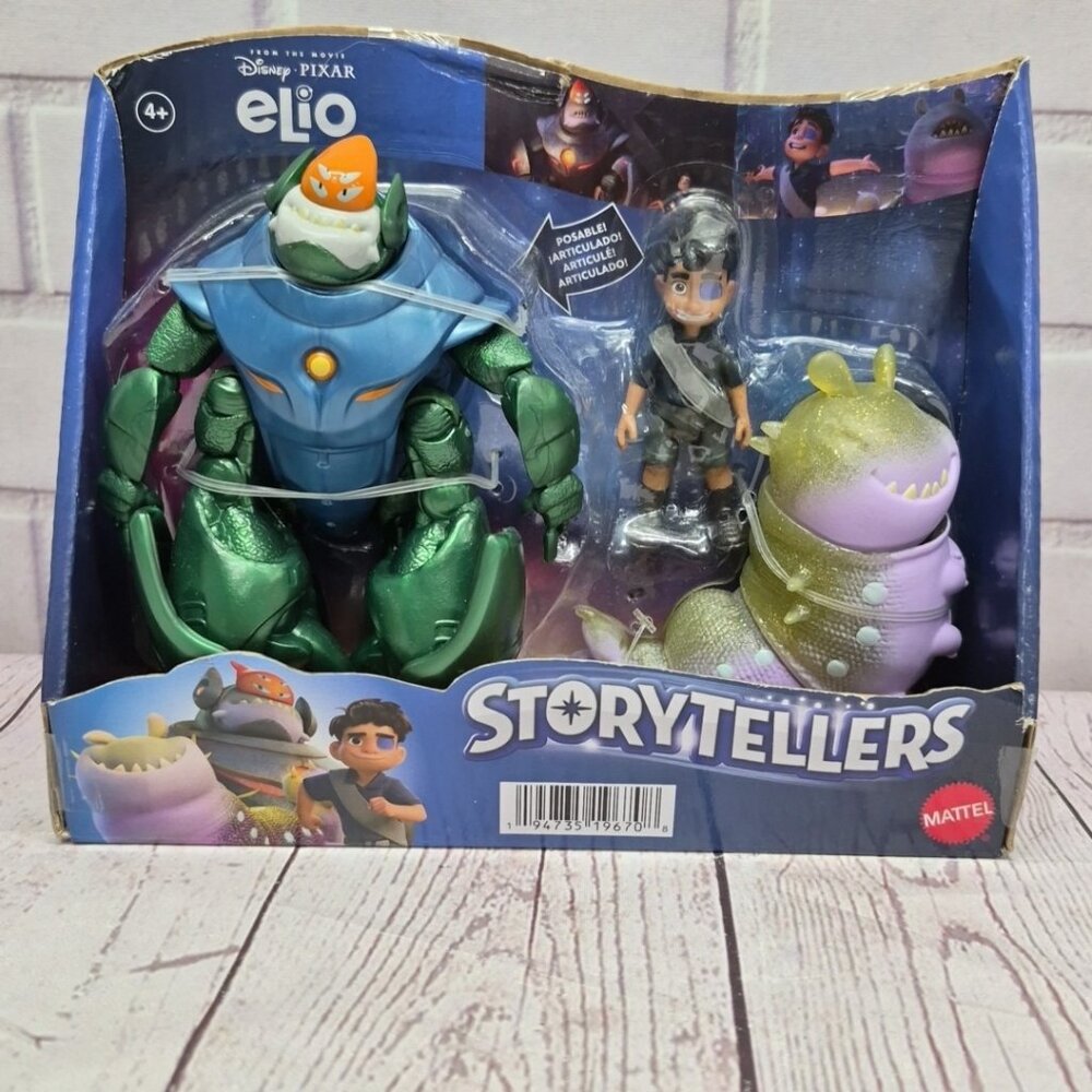 Disney Pixar Elio Storytellers 3-Pack Figures Mattel HTR69 Elio Grigon Glordon.